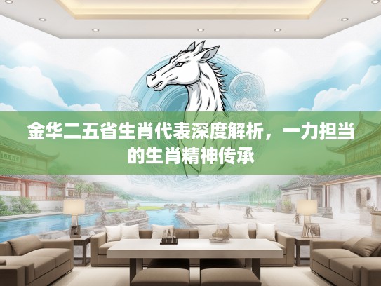 金华二五省生肖代表深度解析，一力担当的生肖精神传承