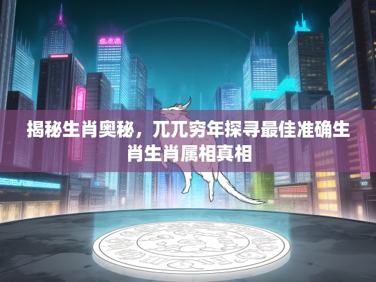 揭秘生肖奥秘，兀兀穷年探寻最佳准确生肖生肖属相真相