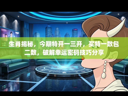 生肖揭秘，今期特开一三开，买特一数包二数，破解幸运密码技巧分享
