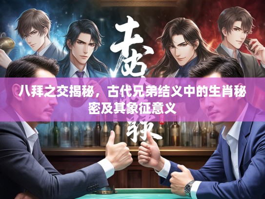 八拜之交揭秘，古代兄弟结义中的生肖秘密及其象征意义