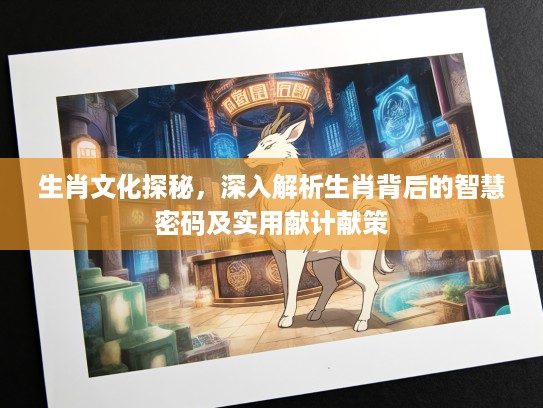 生肖文化探秘，深入解析生肖背后的智慧密码及实用献计献策