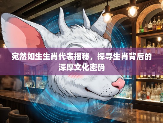 宛然如生生肖代表揭秘，探寻生肖背后的深厚文化密码