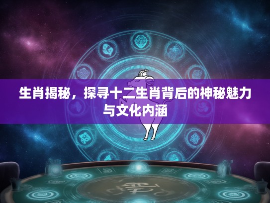 生肖揭秘，探寻十二生肖背后的神秘魅力与文化内涵