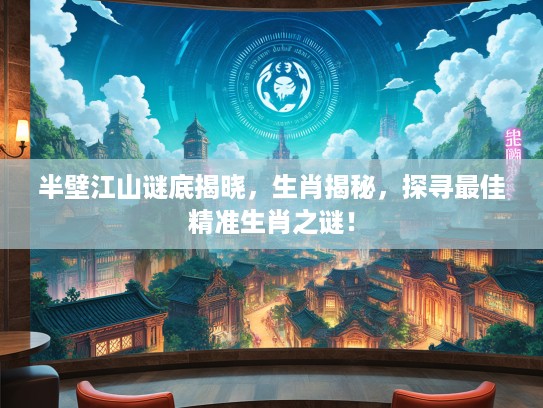 半壁江山谜底揭晓，生肖揭秘，探寻最佳精准生肖之谜！