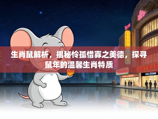 生肖鼠解析，揭秘怜孤惜寡之美德，探寻鼠年的温馨生肖特质