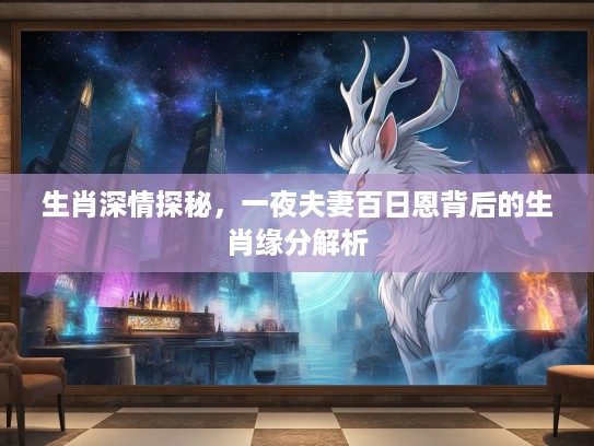 生肖深情探秘，一夜夫妻百日恩背后的生肖缘分解析