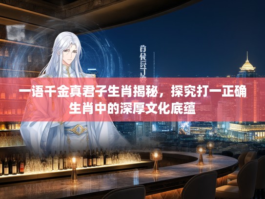 一语千金真君子生肖揭秘，探究打一正确生肖中的深厚文化底蕴