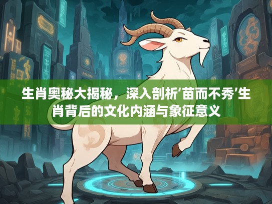 生肖奥秘大揭秘，深入剖析‘苗而不秀’生肖背后的文化内涵与象征意义