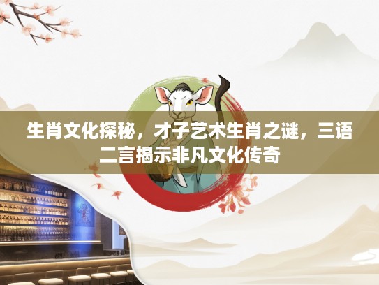 生肖文化探秘，才子艺术生肖之谜，三语二言揭示非凡文化传奇