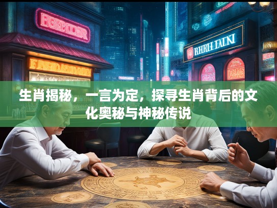 生肖揭秘，一言为定，探寻生肖背后的文化奥秘与神秘传说