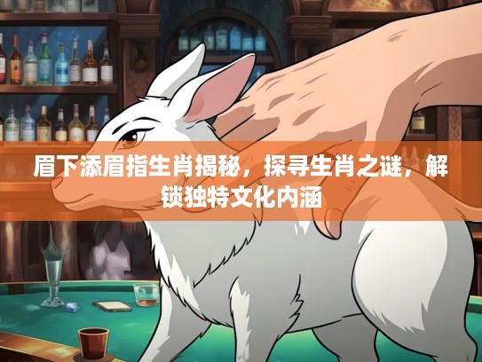 眉下添眉指生肖揭秘，探寻生肖之谜，解锁独特文化内涵