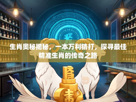 生肖奥秘揭秘，一本万利猜打，探寻最佳精准生肖的传奇之路
