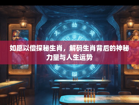 如愿以偿探秘生肖，解码生肖背后的神秘力量与人生运势