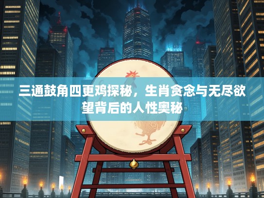 三通鼓角四更鸡探秘，生肖贪念与无尽欲望背后的人性奥秘