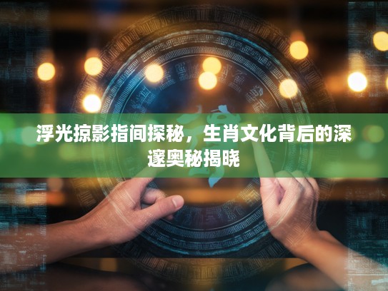 浮光掠影指间探秘，生肖文化背后的深邃奥秘揭晓
