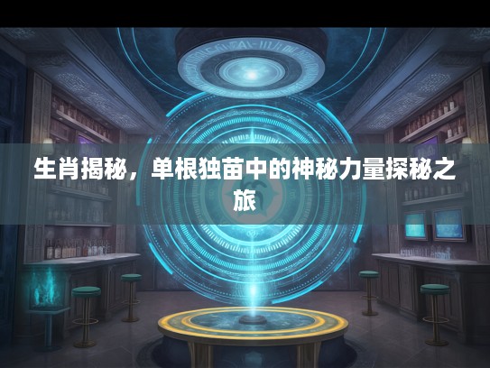 生肖揭秘，单根独苗中的神秘力量探秘之旅