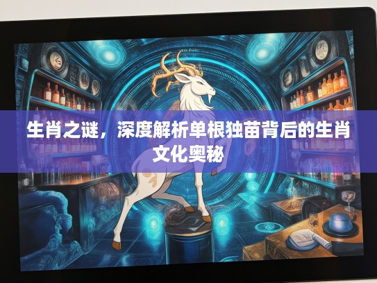 生肖之谜，深度解析单根独苗背后的生肖文化奥秘