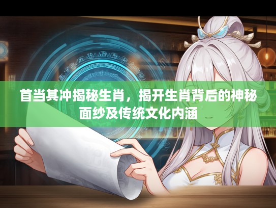 首当其冲揭秘生肖，揭开生肖背后的神秘面纱及传统文化内涵