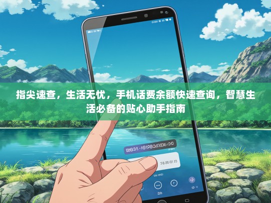 指尖速查，生活无忧，手机话费余额快速查询，智慧生活必备的贴心助手指南