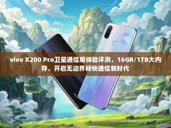 vivo X200 Pro卫星通信版体验评测，16GB/1TB大内存，开启无边界畅快通信新时代