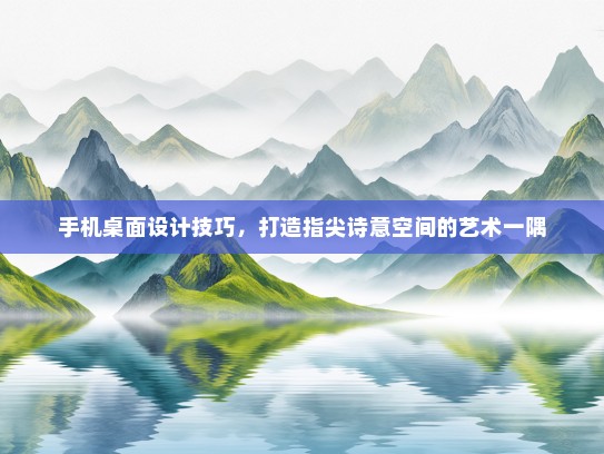 手机桌面设计技巧，打造指尖诗意空间的艺术一隅
