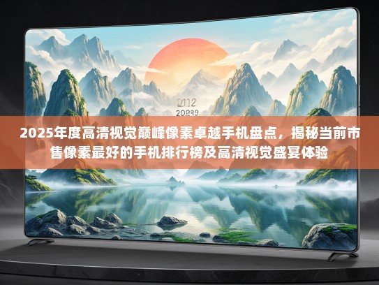 2025年度高清视觉巅峰像素卓越手机盘点，揭秘当前市售像素最好的手机排行榜及高清视觉盛宴体验