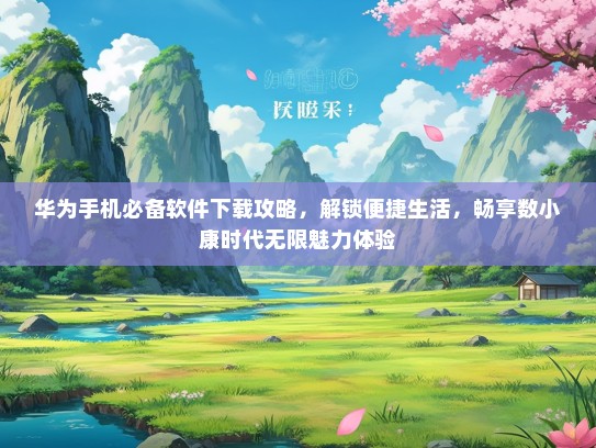 华为手机必备软件下载攻略，解锁便捷生活，畅享数小康时代无限魅力体验
