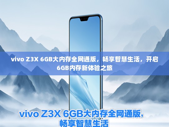 vivo Z3X 6GB大内存全网通版，畅享智慧生活，开启6GB内存新体验之旅
