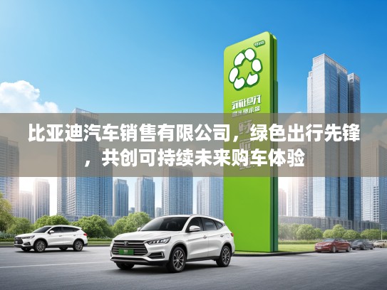 比亚迪汽车销售有限公司，绿色出行先锋，共创可持续未来购车体验