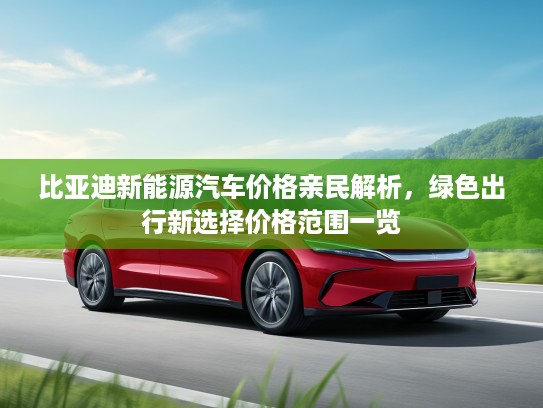 比亚迪新能源汽车价格亲民解析，绿色出行新选择价格范围一览