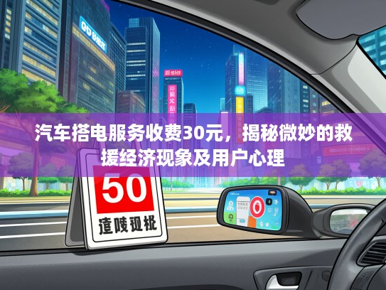 汽车搭电服务收费30元，揭秘微妙的救援经济现象及用户心理