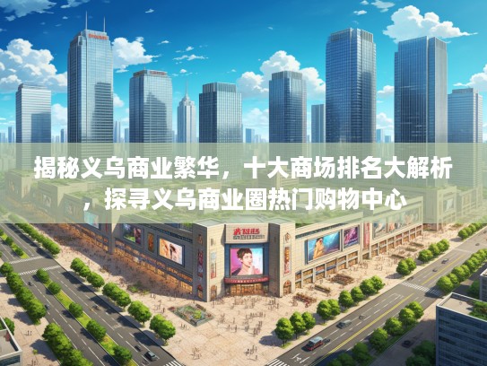 揭秘义乌商业繁华，十大商场排名大解析，探寻义乌商业圈热门购物中心
