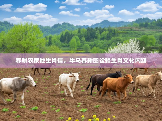 春耕农家地生肖情，牛马春耕图诠释生肖文化内涵