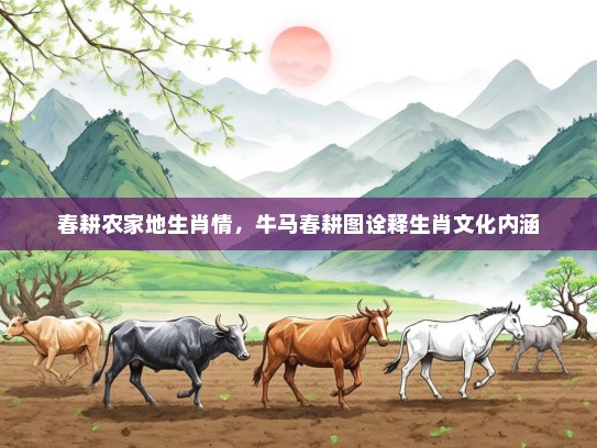 春耕农家地生肖情，牛马春耕图诠释生肖文化内涵