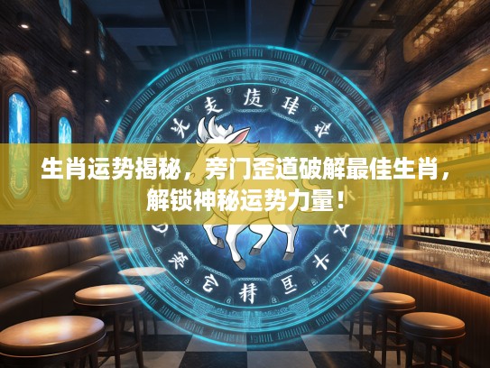 生肖运势揭秘，旁门歪道破解最佳生肖，解锁神秘运势力量！