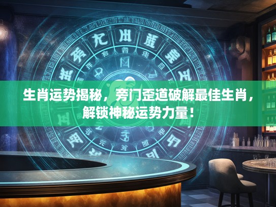 生肖运势揭秘，旁门歪道破解最佳生肖，解锁神秘运势力量！