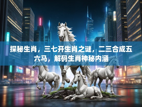 探秘生肖，三七开生肖之谜，二三合成五六马，解码生肖神秘内涵