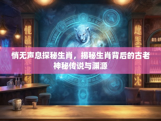 悄无声息探秘生肖，揭秘生肖背后的古老神秘传说与渊源