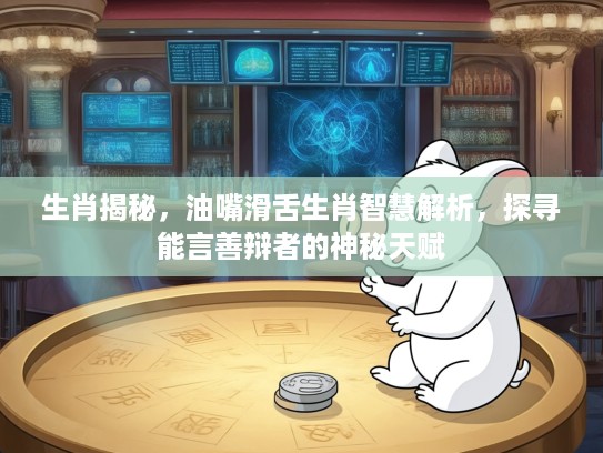 生肖揭秘，油嘴滑舌生肖智慧解析，探寻能言善辩者的神秘天赋
