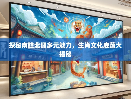 探秘南腔北调多元魅力，生肖文化底蕴大揭秘