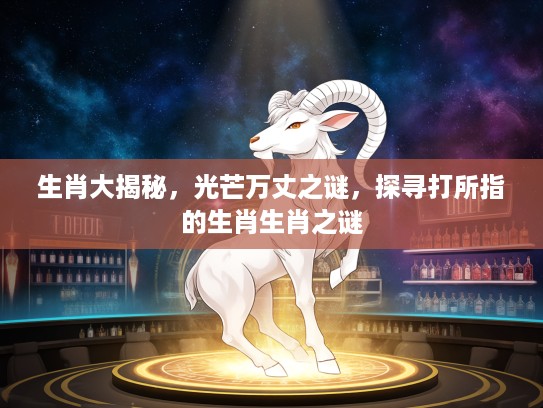 生肖大揭秘，光芒万丈之谜，探寻打所指的生肖生肖之谜