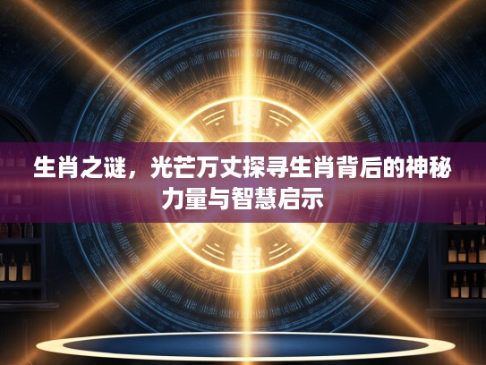 生肖之谜，光芒万丈探寻生肖背后的神秘力量与智慧启示