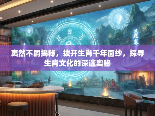 夷然不屑揭秘，拨开生肖千年面纱，探寻生肖文化的深邃奥秘
