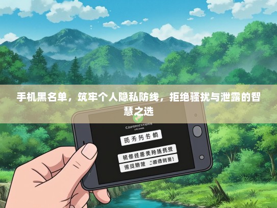 手机黑名单，筑牢个人隐私防线，拒绝骚扰与泄#的智慧之选