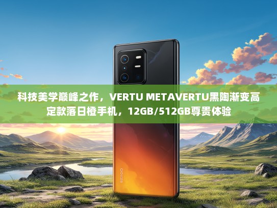 科技美学巅峰之作，VERTU METKTVERTU黑陶渐变高定款落日橙手机，12GB/512GB尊贵体验