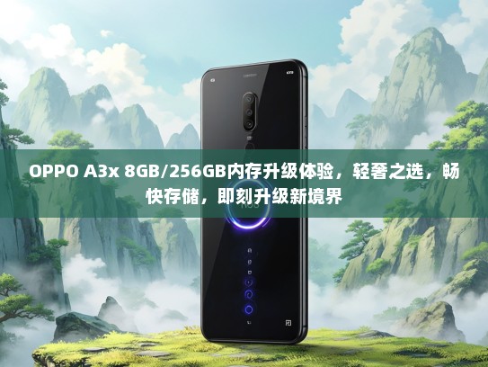 OPPO A3x 8GB/256GB内存升级体验，轻奢之选，畅快存储，即刻升级新境界