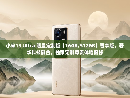 小米13 Ultra 限量定制版（16GB/512GB）尊享版，奢华科技融合，独家定制尊贵体验揭秘