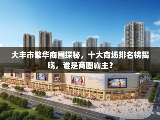大丰市繁华商圈探秘，十大商场排名榜揭晓，谁是商圈霸主？