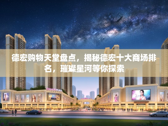 德宏购物天堂盘点，揭秘德宏十大商场排名，璀璨星河等你探索