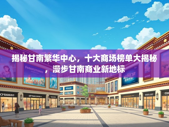 揭秘甘南繁华中心，十大商场榜单大揭秘，漫步甘南商业新地标